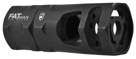 Phase 5 FATman Hex Muzzle Brake Black Steel 1/2"-28 tpi 3" OAL .223 Remington 5.56 NATO AR Platform
