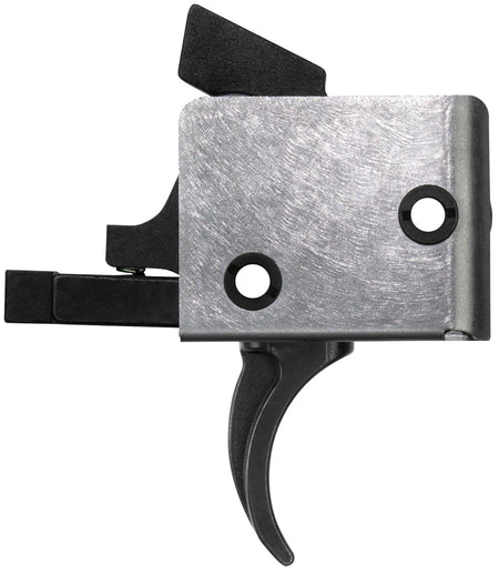 CMC Triggers 95503 9mm PCC Drop-In Flat Trigger Single-Stage Black/Silver Finish 3 to 3.50 lb Draw Weight