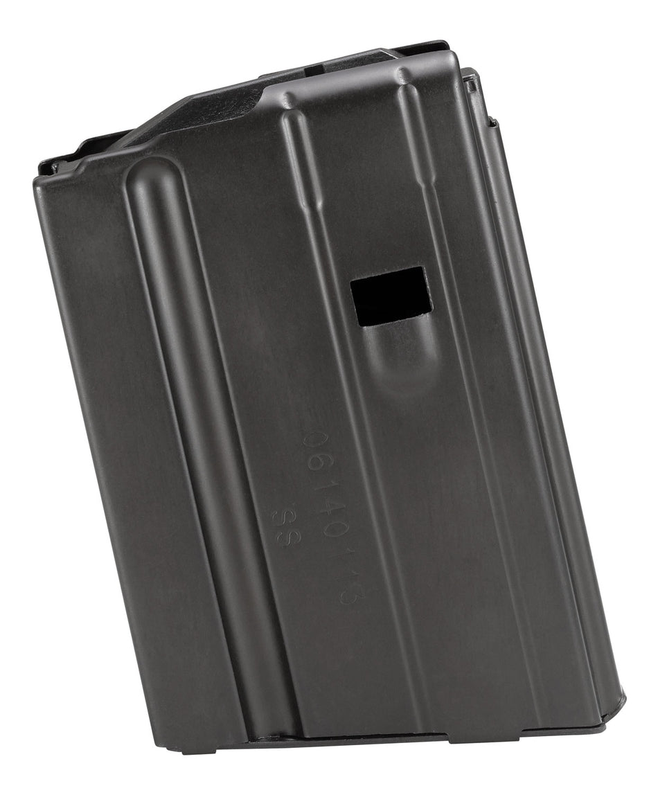 DuraMag Stainless Steel 10rd 7.62x39mm Rifle Magazine for AR-15 Black Finish
