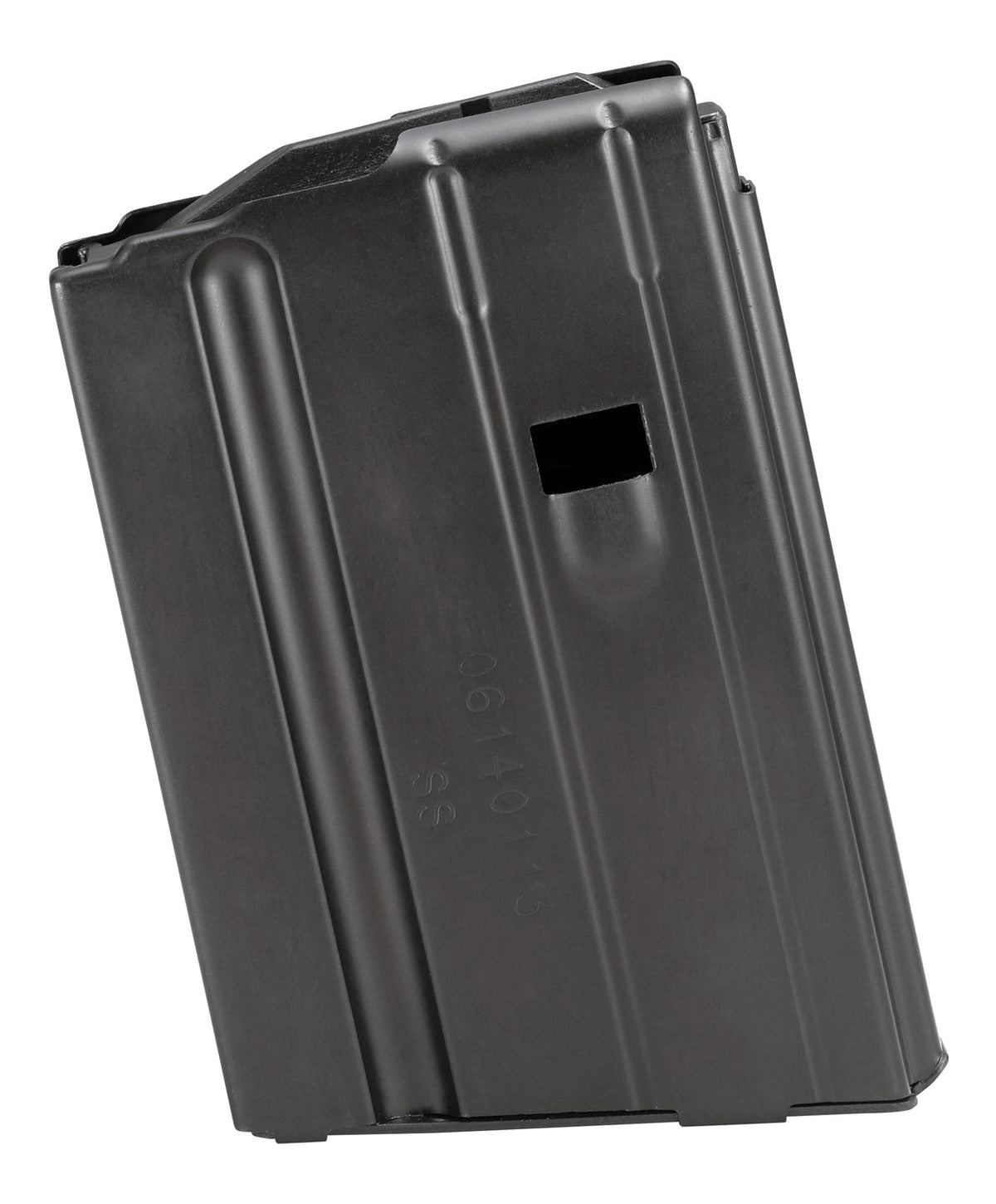 DuraMag Stainless Steel 10rd 7.62x39mm Rifle Magazine for AR-15 Black Finish