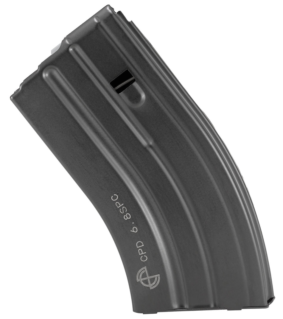 DuraMag Stainless Steel 20rd 22 Nosler/6.8 SPC Rifle Magazine for AR-15 Black