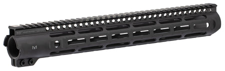 Midwest Industries Slimline AR-15 6061 Aluminum Black Hard Coat Anodized Rail 15"