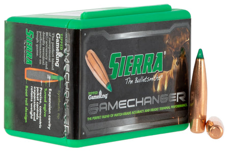 Sierra Tipped GameKing 6mm 90gr Hollow Point Boat Tail Reloading Bullets 50/Box
