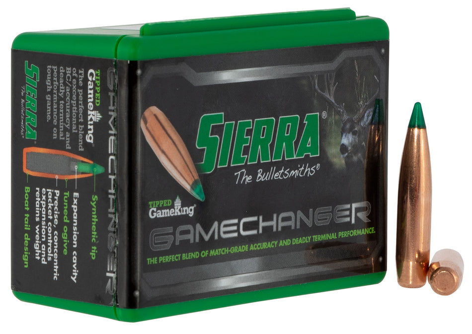 Sierra 4565T Tipped GameKing 7mm 165gr HPBT Bullets 50/Box