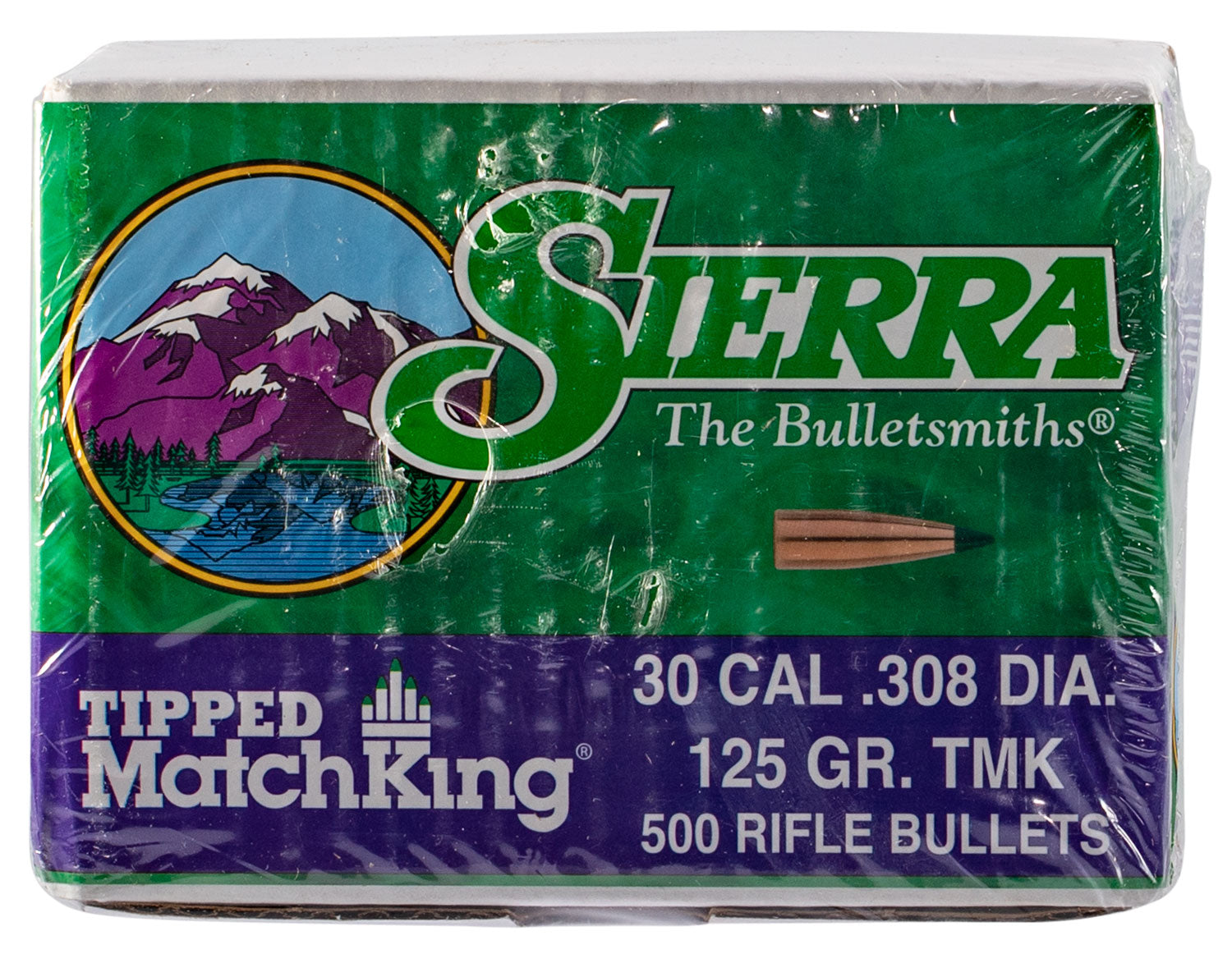 Sierra 7725C Tipped MatchKing 30 Cal 125gr Bullets 500/Box