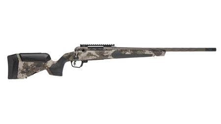 Savage Arms 32574 110 Core Hunter Pro 6.5 PRC 3+1 22" Spiral Fluted Barrel, Savage Woodland Camo AccuStock w/AccuFit V2 Synthetic Stock, Right Hand