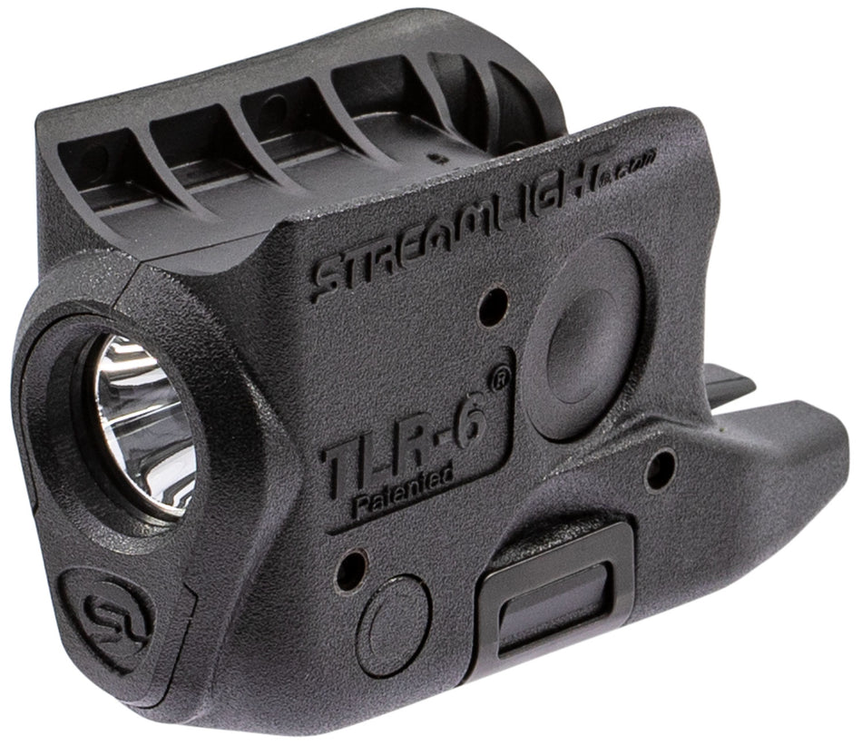 Streamlight TLR-6 100-Lumen Weapon-Mounted Light for Glock 42/43 (Light Only), Black Finish