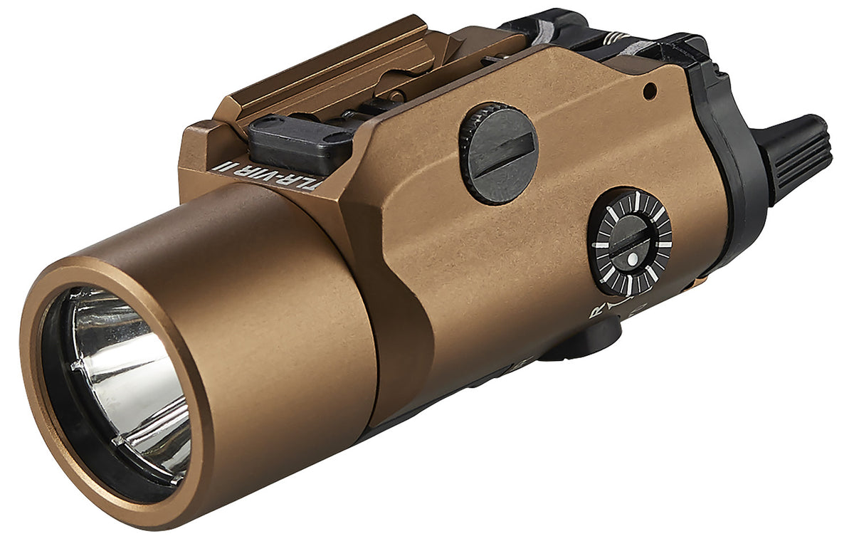 Streamlight TLR-VIR II 300-Lumen Weapon-Mounted Light with Integrated IR Laser, Coyote Finish