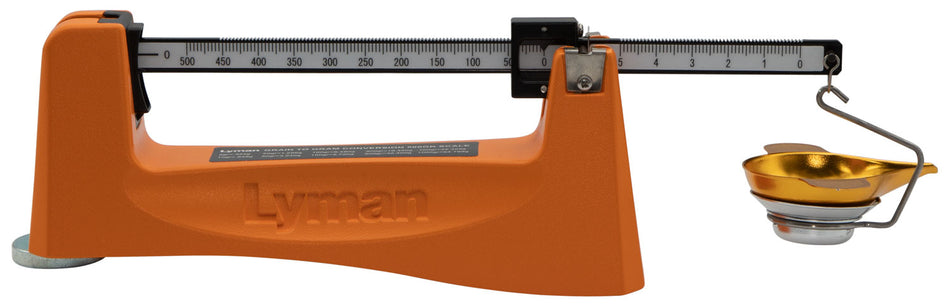 Lyman Brass Smith 500 Metal Scale for Reloading Double-Sided Beam