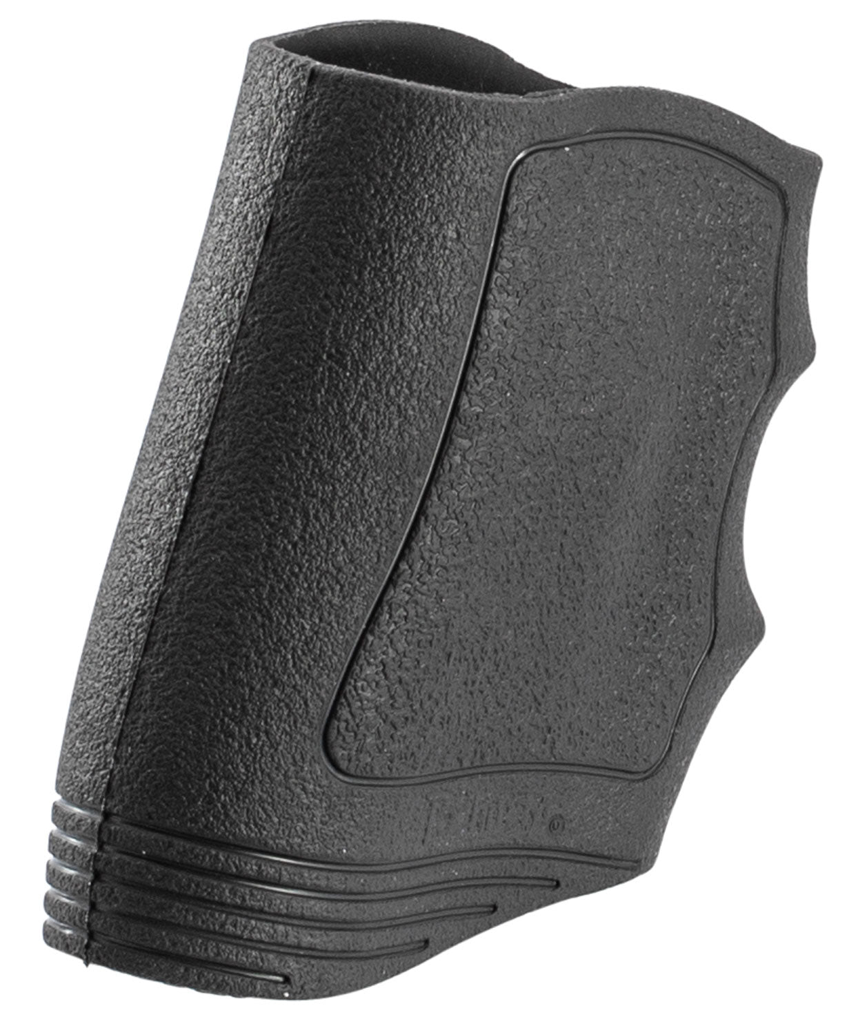Pachmayr Gripper Black Rubber Slip-On Pistol Grip with Finger Grooves, Universal Handgun