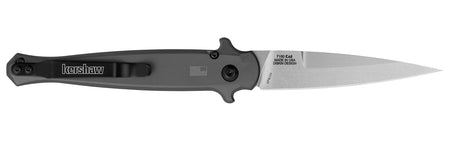 Kershaw Launch 8 Auto Folding Knife 3.50" CPM 154 Stonewashed Spear Point Blade Gray Aluminum Carbon Fiber Handle & Clip
