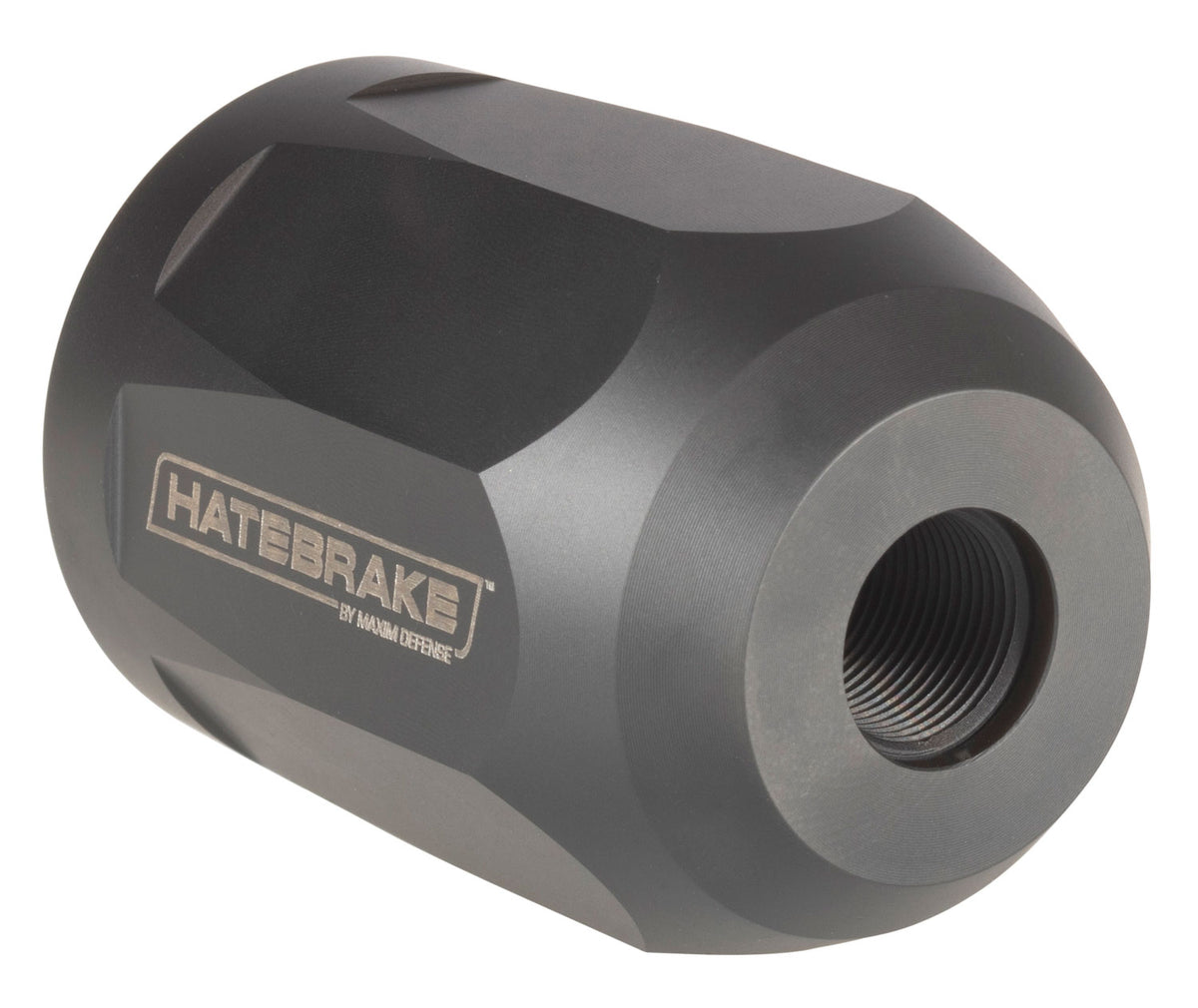 Maxim Defense Hate Brake MXM47707 5.56 NATO Black DLC Stainless Octagon Muzzle Booster 1/2"-28