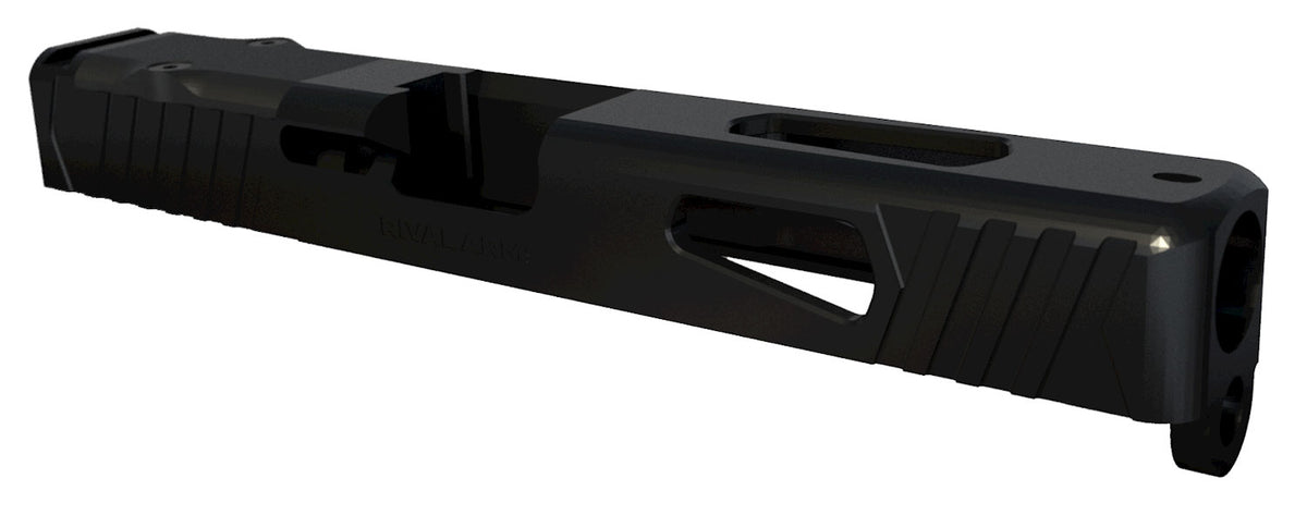 Rival Arms Precision Upgrade Slide A1 9mm Luger Glock 17 Gen3 QPQ Black Stainless Steel RMR Optic Cut
