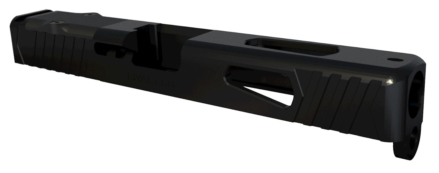 Rival Arms Precision Upgrade Slide A1 9mm Luger Glock 17 Gen3 QPQ Black Stainless Steel RMR Optic Cut