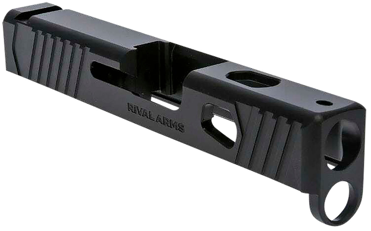 Rival Arms Precision Upgrade Slide A1 9mm Luger Glock 43 Gen3 Black QPQ Stainless Steel RMR Cut