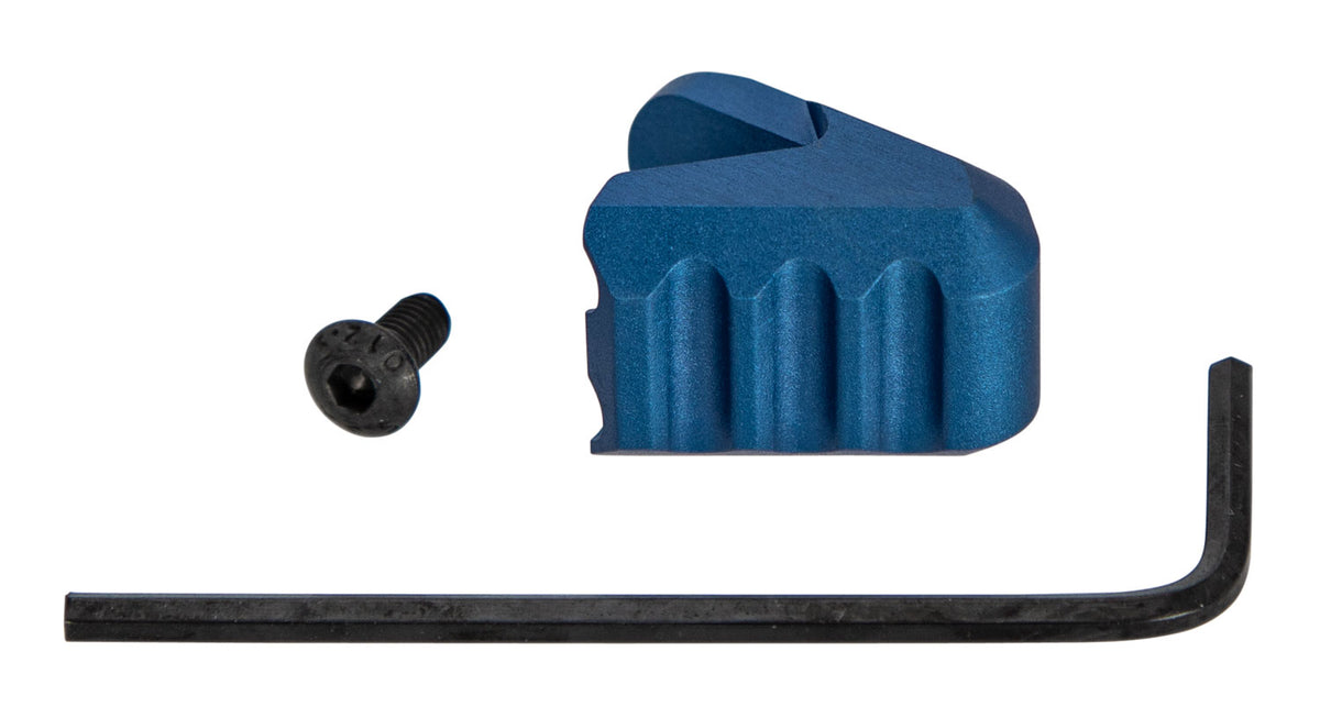 AR Platform ISO Tab Charging Handle Extension Blue Anodized by Strike Industries