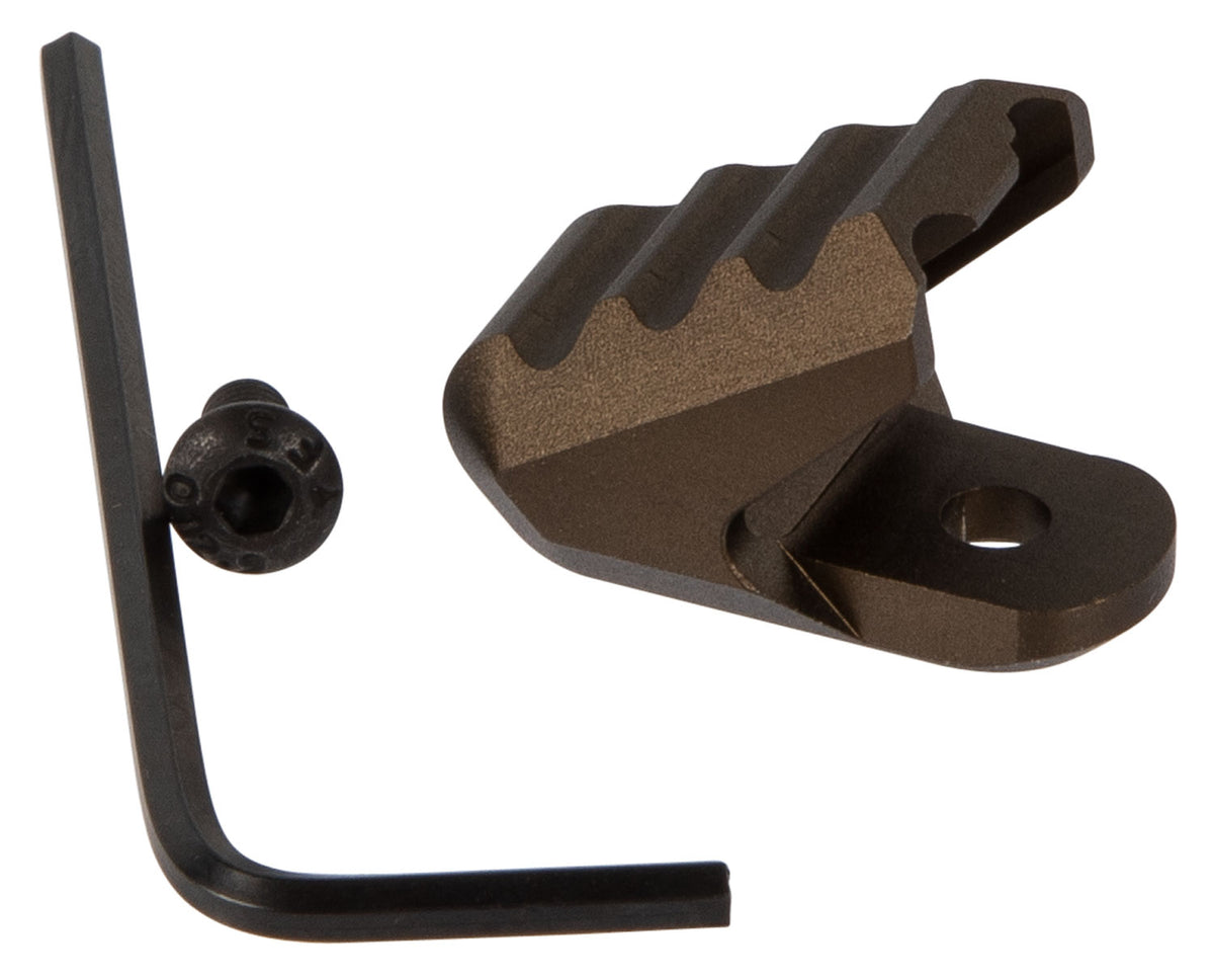 AR Platform ISO Tab Charging Handle Extension FDE Aluminum by Strike Industries