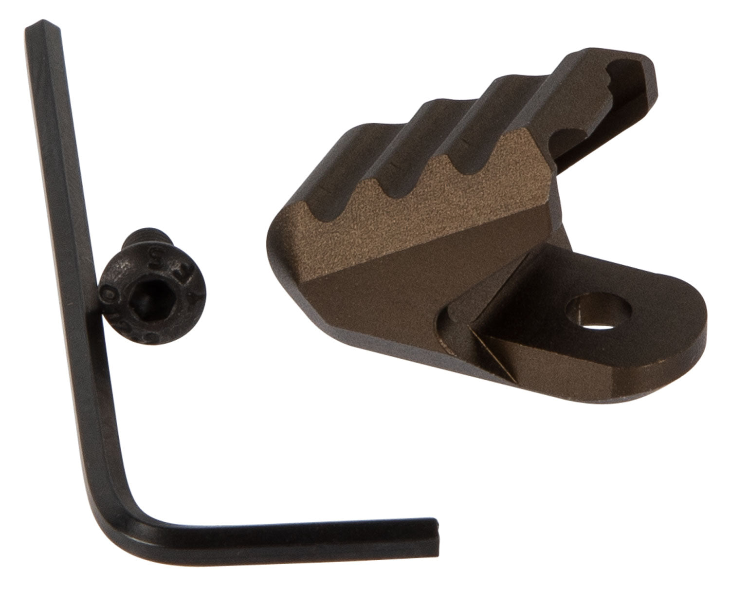 AR Platform ISO Tab Charging Handle Extension FDE Aluminum by Strike Industries