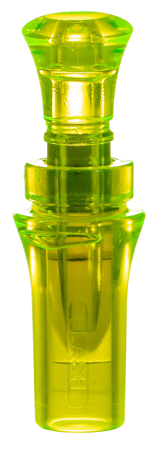 Duck Commander DCFLASH Flash Double Reed Mallard Hen Open Call, Yellow Acrylic