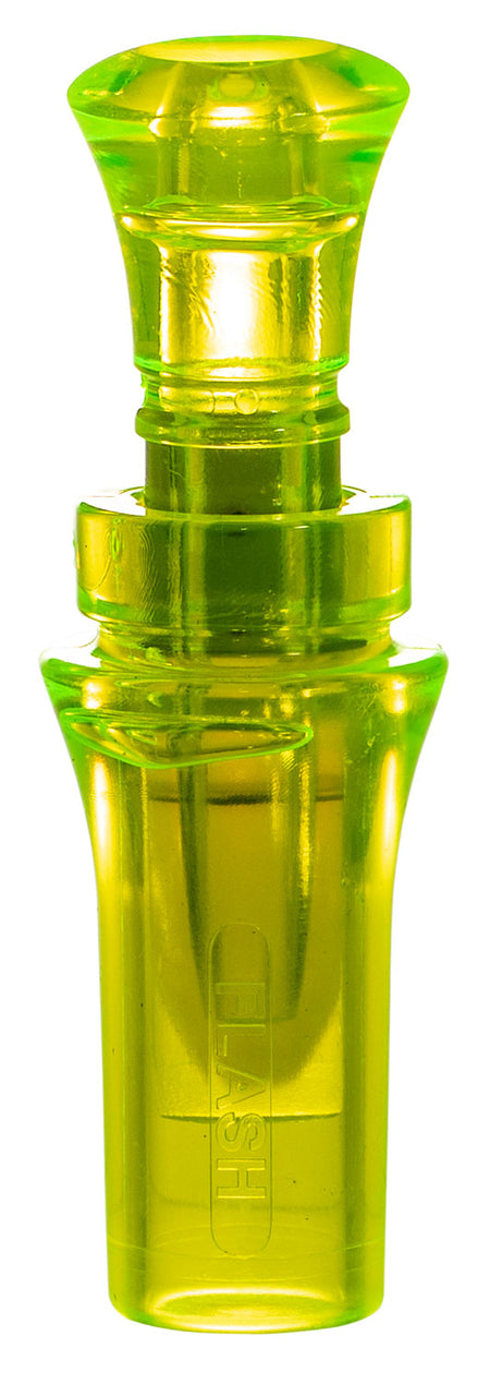 Duck Commander DCFLASH Flash Double Reed Mallard Hen Open Call, Yellow Acrylic