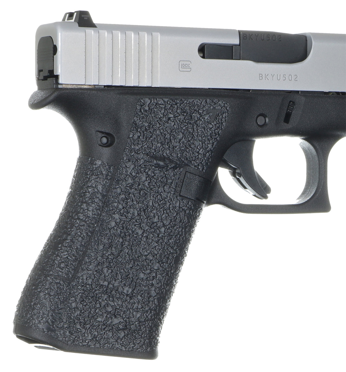 Talon Grips 385R Adhesive Grip Rubber Wrap for Glock 43X and 48, Matte Black