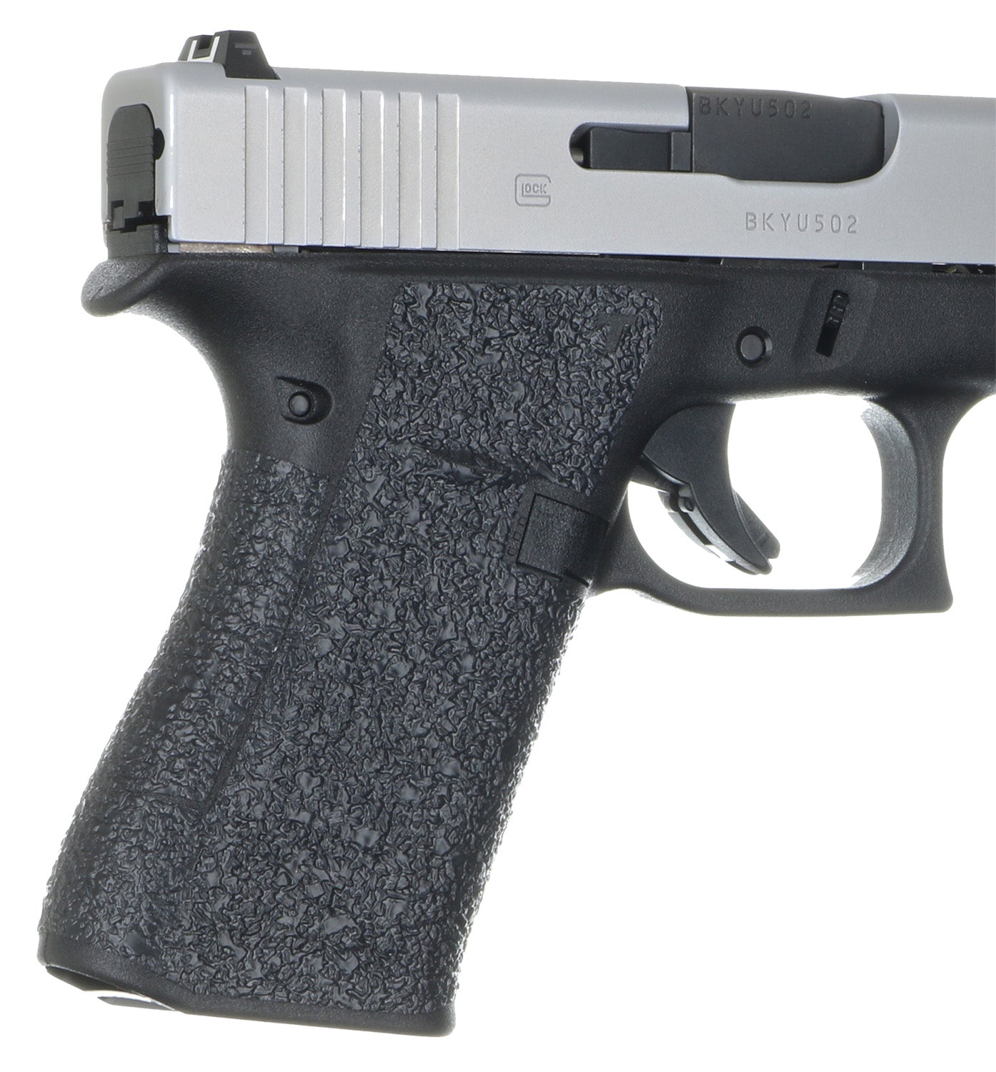 Talon Grips 385R Adhesive Grip Rubber Wrap for Glock 43X and 48, Matte Black