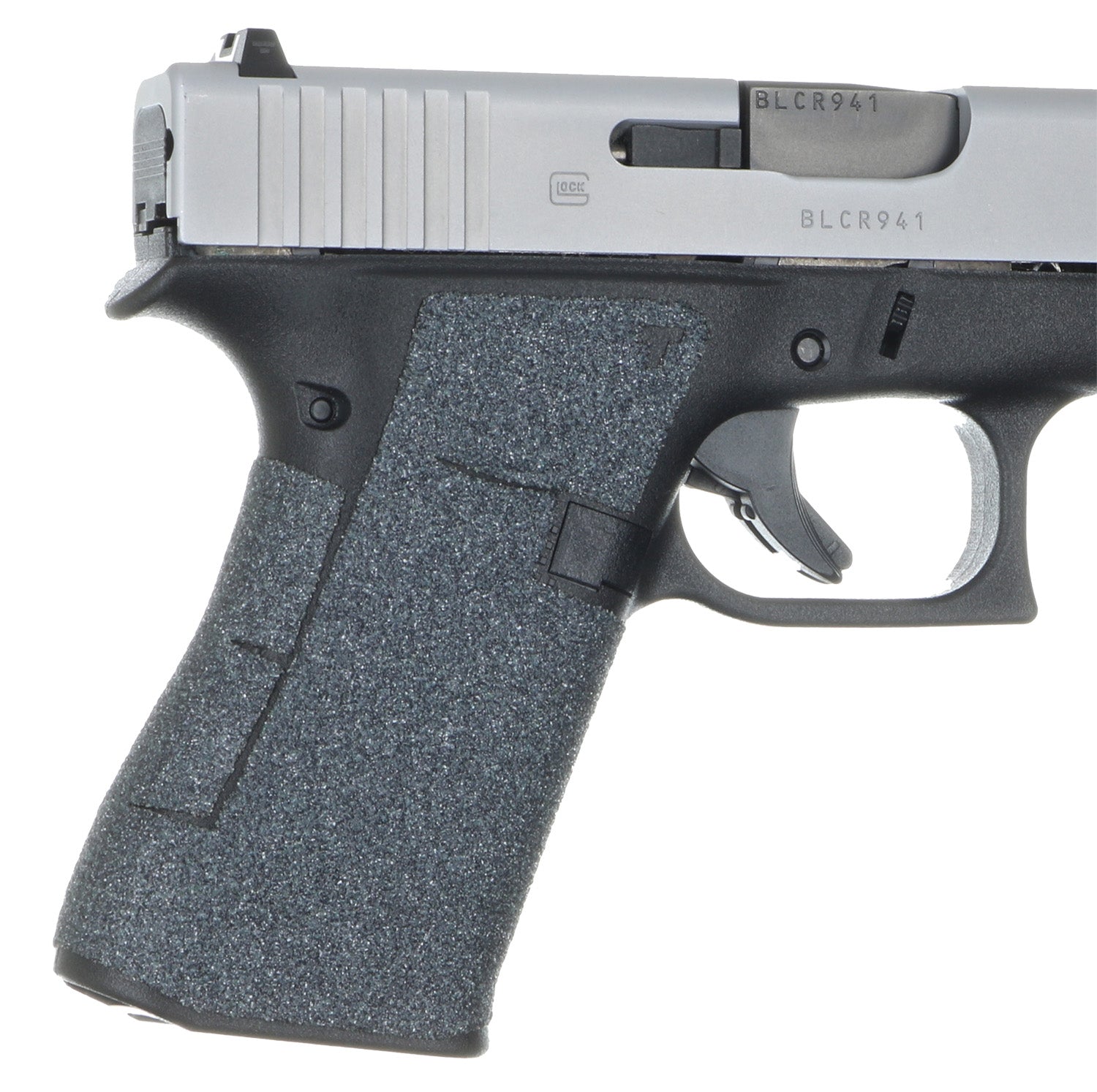 Talon Grips 385G Glock 43X/48 Adhesive Granulate Grip, Matte Black Textured