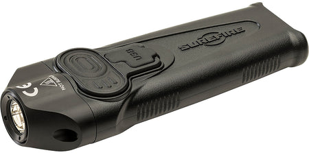 SureFire Stiletto PLRA Black 650 Lumen Rechargeable Polymer Flashlight White LED