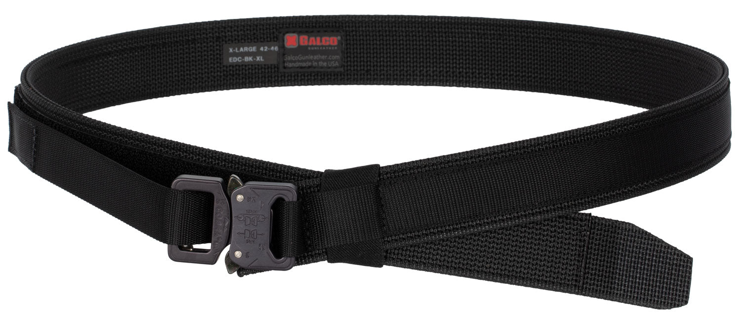 Galco Everyday Carry Black Belt 42 to 46 Inch Quick Release Buckle XL
