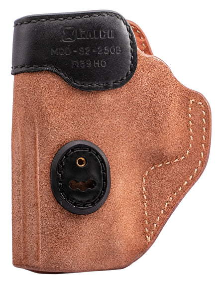 Galco Scout 3.0 IWB Holster S2250B Natural/Black Leather UniClip/Stealth Clip Sig P229 Ambi