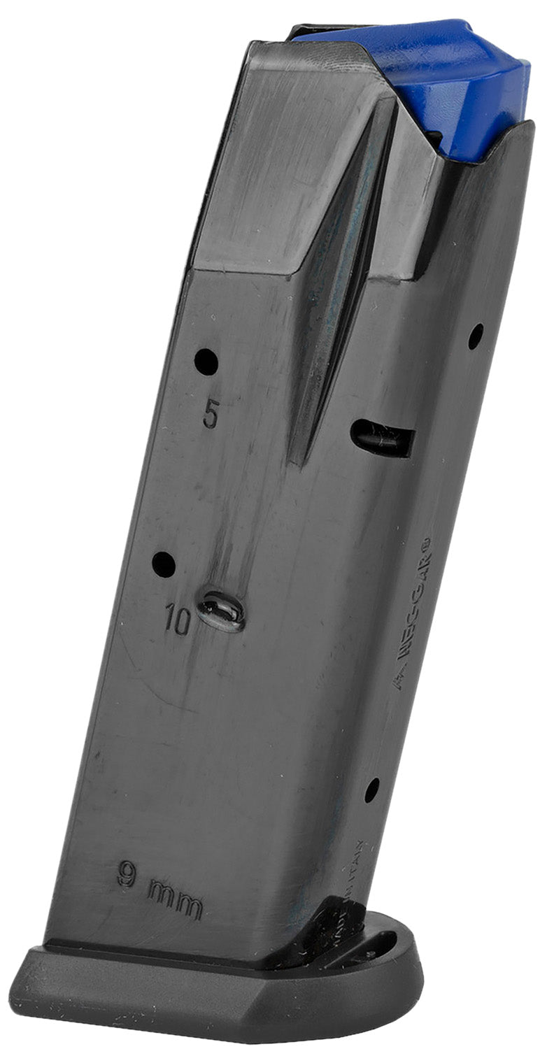 Mec-Gar MGCZCOMP10B 9mm 10rd Flush-Fit Blued Carbon Steel Magazine for CZ P-01/PCR