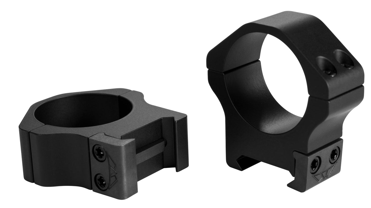 Warne Maxima Horizontal Scope Rings 514M 30mm Medium Matte Black 0 MOA