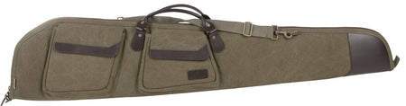 Heritage Cases 54148 North Platte Soft Rifle Case 48" Quilted Canvas Leather Trim