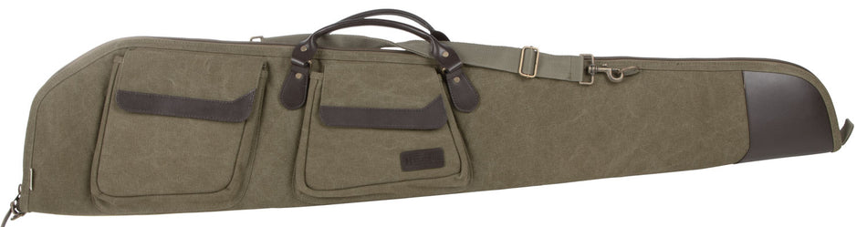 Heritage Cases 54148 North Platte Soft Rifle Case 48" Quilted Canvas Leather Trim