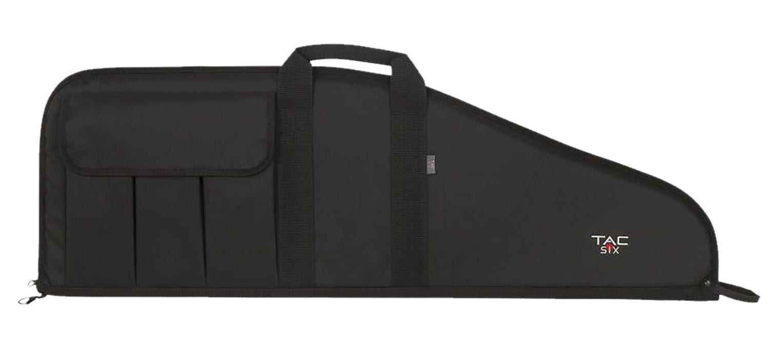 Tac Six Engage 38" Tactical Rifle Case Black Endura Three Mag Pockets Foam Padded