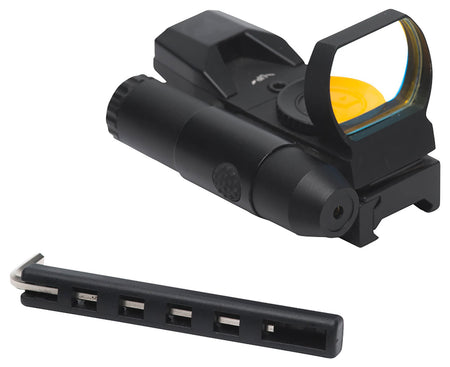 Firefield Impact Duo Matte Black 1x Reflex Sight 31mm Red Dot Multi Reticle with Laser