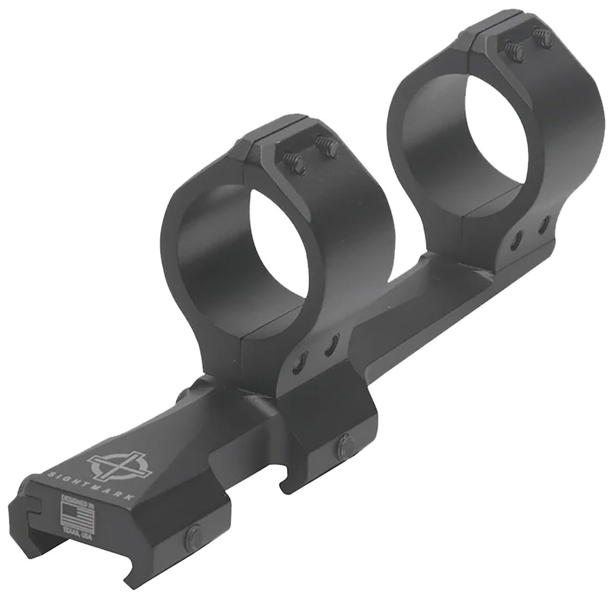 Sightmark SM34019 30mm Fixed Cantilever Scope Mount Ring Combo Non-Reflective Matte Black