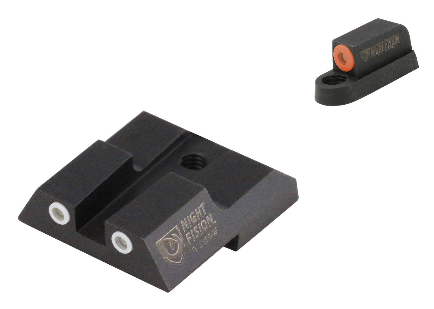 Night Fision Tritium Night Sights CZU076003OGWG for CZ P-07/P-09 – Green/Orange Front, Green/White Rear