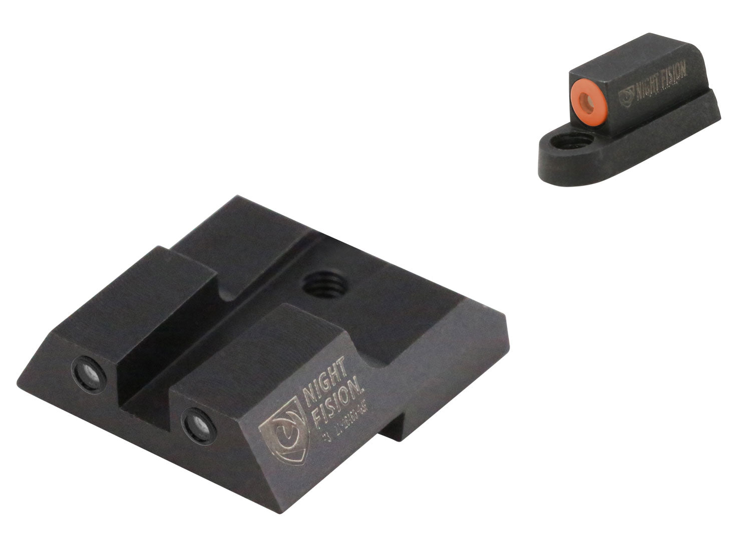 Night Fision Tritium Sights CZU076003OGZG for CZ P-07/P-09 – Green/Orange Front, Green/Black Outline Rear