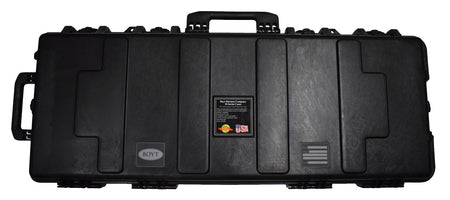 Boyt Harness H41XD Tactical AR/Carbine Hard Case Black Polypropylene with Ball Bearing Wheels