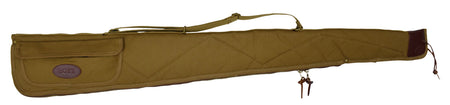 Boyt Harness 52" Alaskan Shotgun Soft Case Khaki Waxed Canvas with Web Sling and Brass Zipper