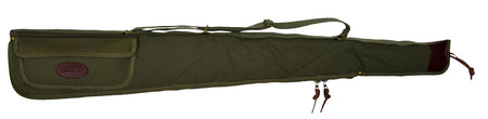 Boyt Harness 48" Alaskan Shotgun Soft Case OD Green Waxed Canvas with Web Sling and Brass Zipper