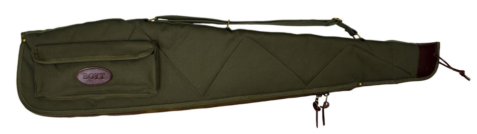 Boyt Harness 44" Alaskan Scoped Rifle Soft Case OD Green Waxed Canvas with Web Sling and Choke Tube Loops