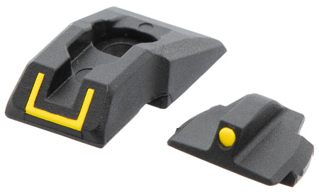 Ruger Polymer Pistol Sight Set for Security-9 Black/Yellow