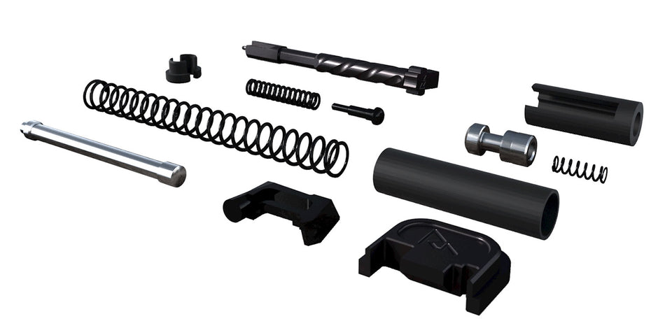 Rival Arms Precision Slide Completion Kit for Glock Gen3-4 9mm Luger PVD Black Stainless All Parts