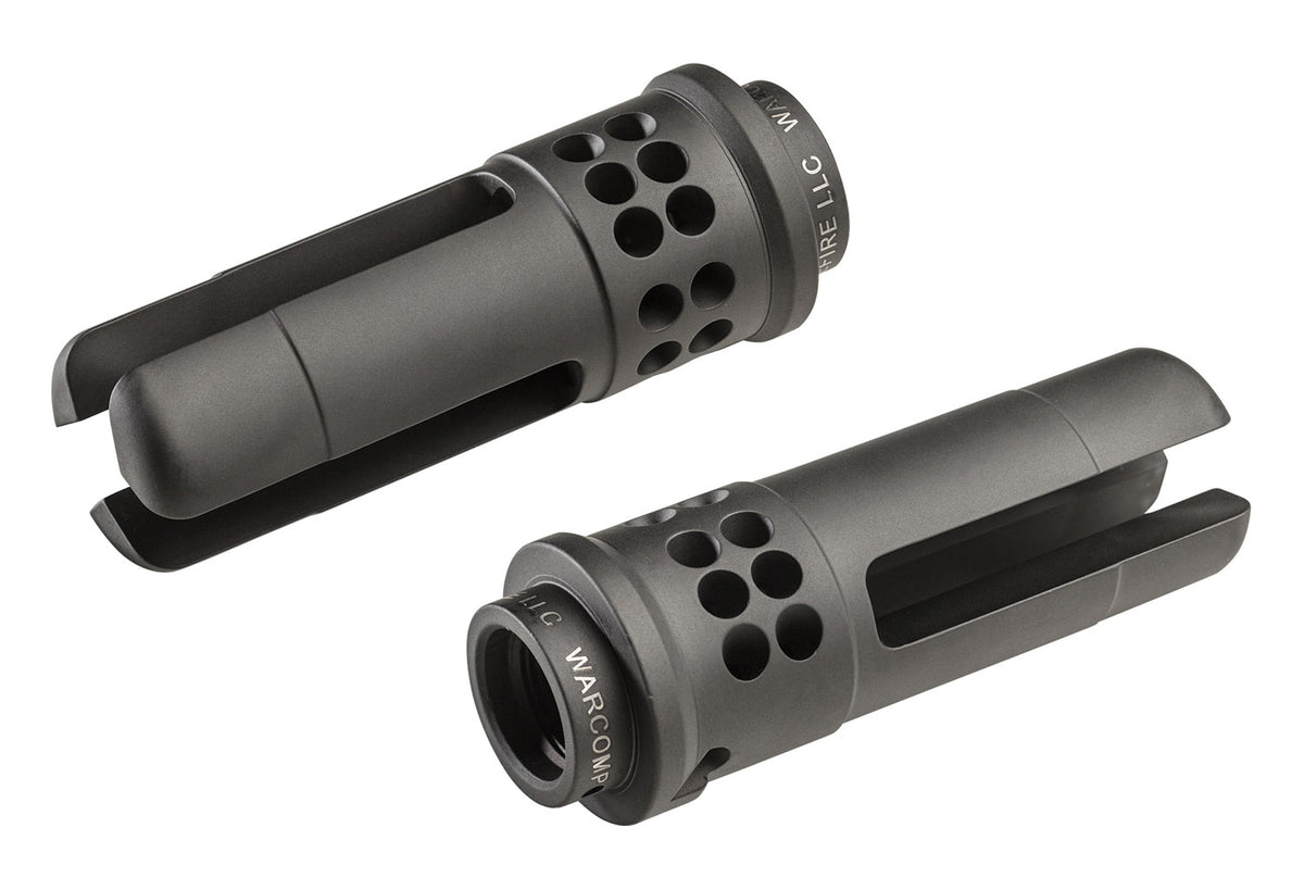 SureFire WARCOMP5561228 22 Cal Flash Hider for AR/M4, Black Stainless, SOCOM Compatible