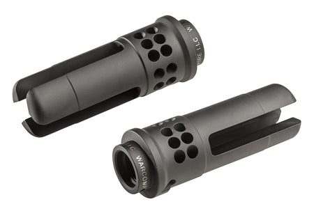 SureFire WARCOMP5561228 22 Cal Flash Hider for AR/M4, Black Stainless, SOCOM Compatible