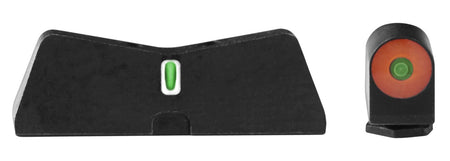 XS Sights GL0009S5N Green Tritium Orange Outline DXT2 Night Sights for Glock