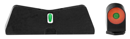 XS Sights GL0010S5N Green Tritium Orange Outline DXT2 Defensive Night Sights for Glock