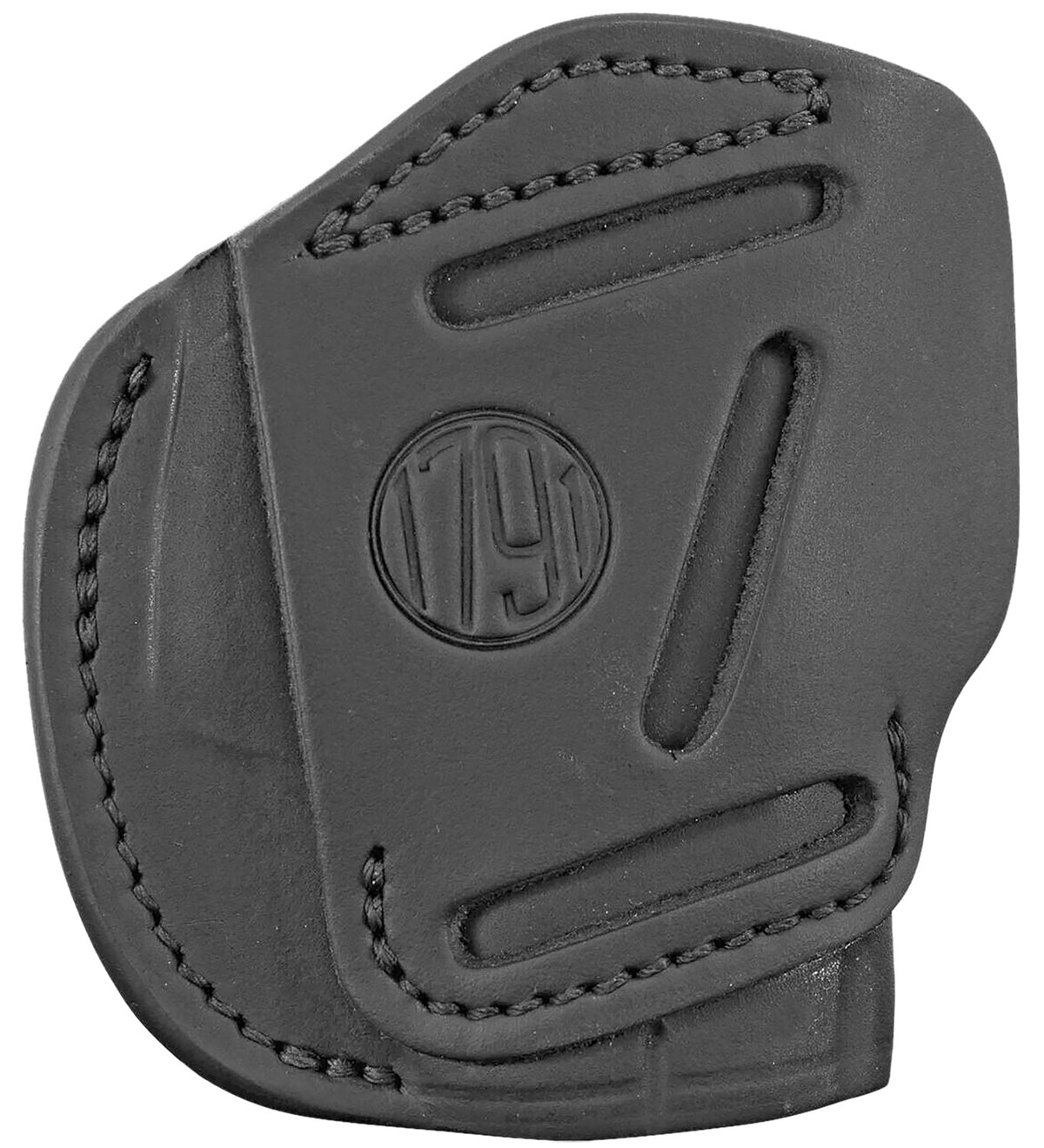 1791 Gunleather 3WH2SBLA Ambidextrous 3-Way Holster Stealth Black Leather Size 02 Compact Pistols